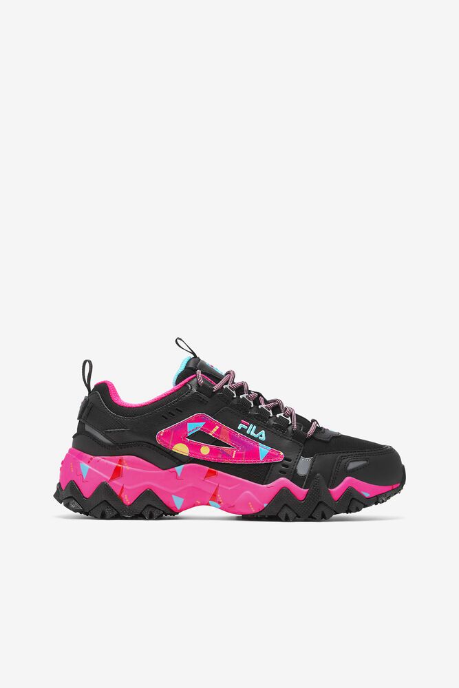 Fila Oakmont Tr Black/Pink Sneakers Womens - NZ 31705-XLJU